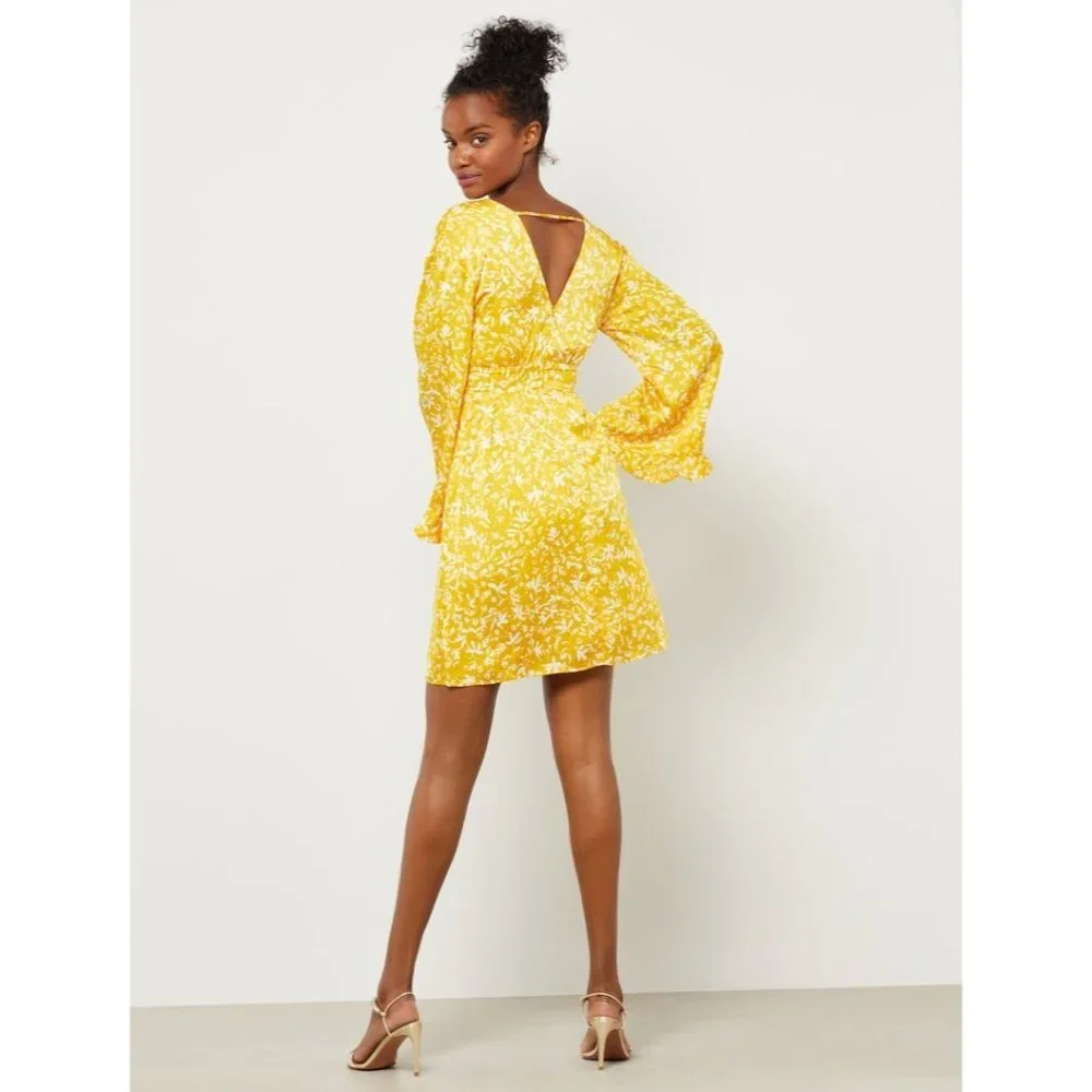 NWT BCBGMAXAZRIA Delilah Long Sleeve Dress, size Medium - Picture 6 of 12